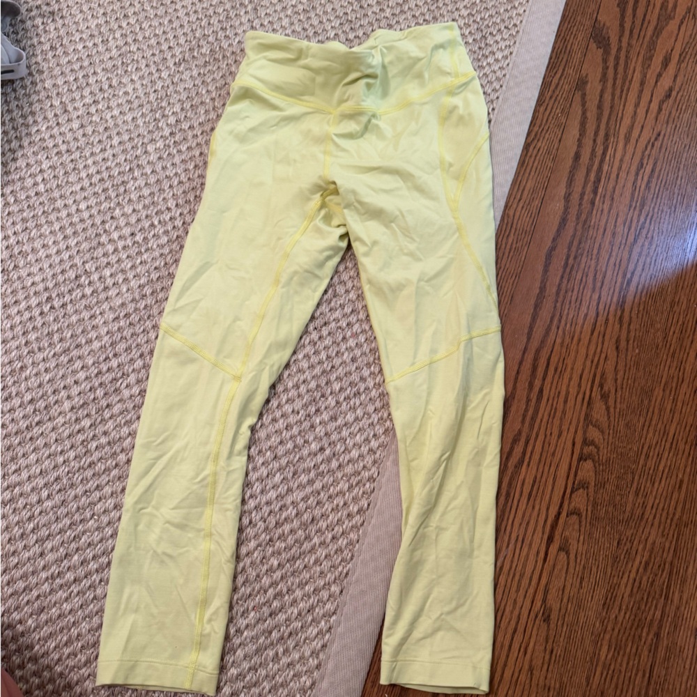 Outdoor Voices Light Yellow Leggings